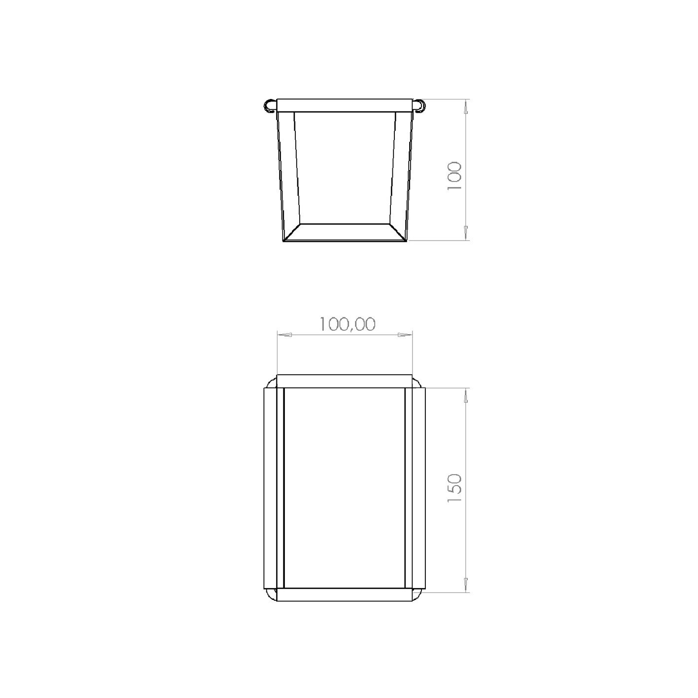 10x10x15 см Тостерная противень — изображение 4