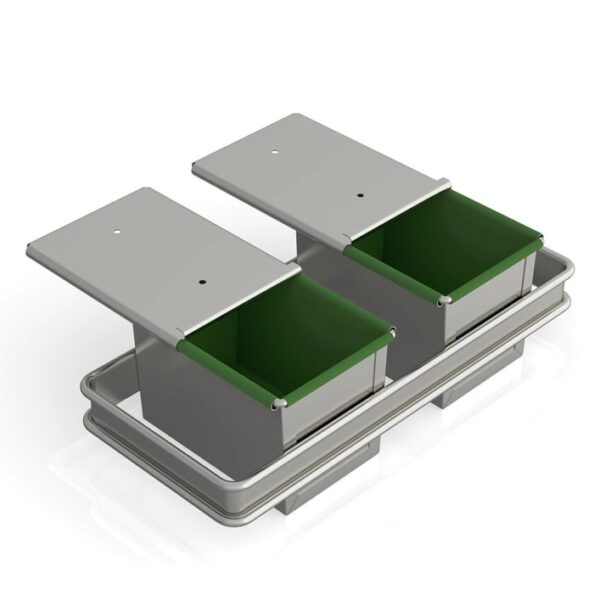 11x11x16 см Набор тостовых противень с покрытием (2 штуки)