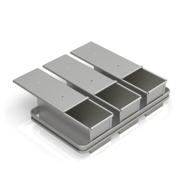 12,5x13x32 см Набор тостовых противень (3 штуки)