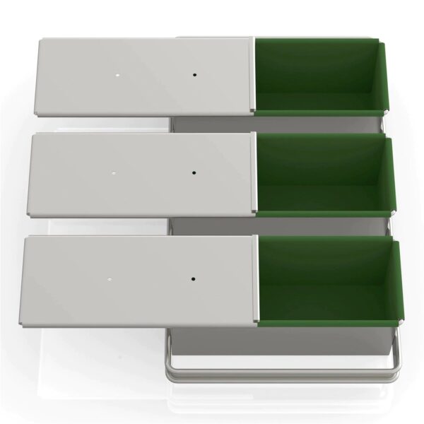 12,5x13x32 см Набор тостовых противень с покрытием (3 штуки)