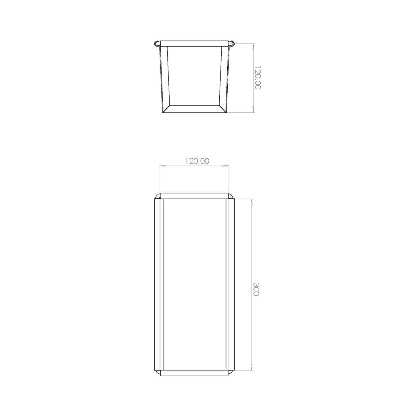 12x12x30 см Тостерная противень — изображение 4