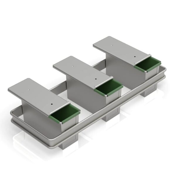 12x8x20 см Набор тостовых противень с покрытием (3 штуки)