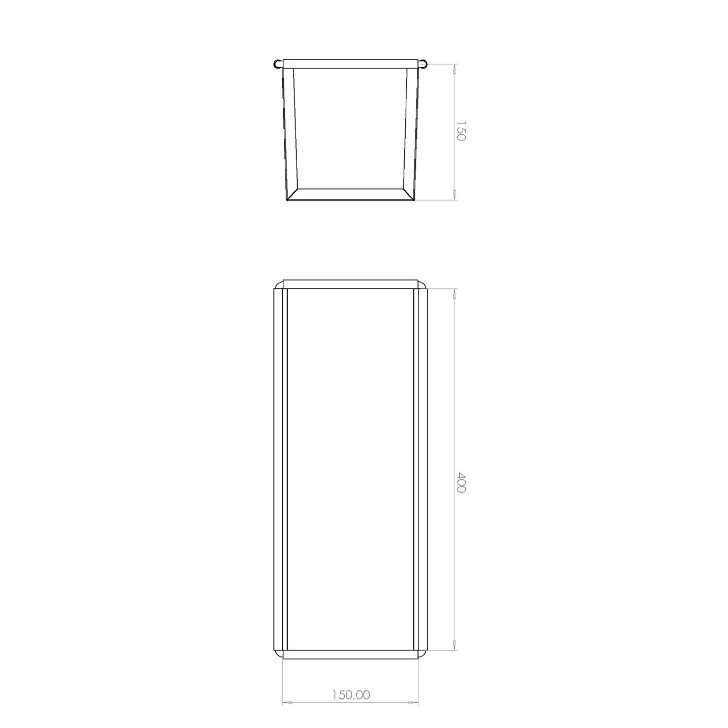 15x15x40 см Тостерная противень — изображение 4