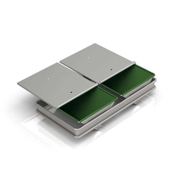 17x12x22 см Набор тостовых противень (2 штуки), треугольная форма