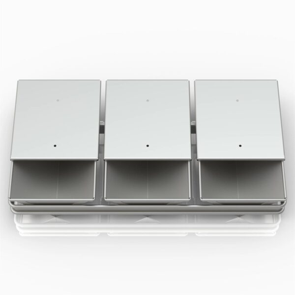 17x12x22 см Набор тостовых противень (3 штуки), треугольная форма