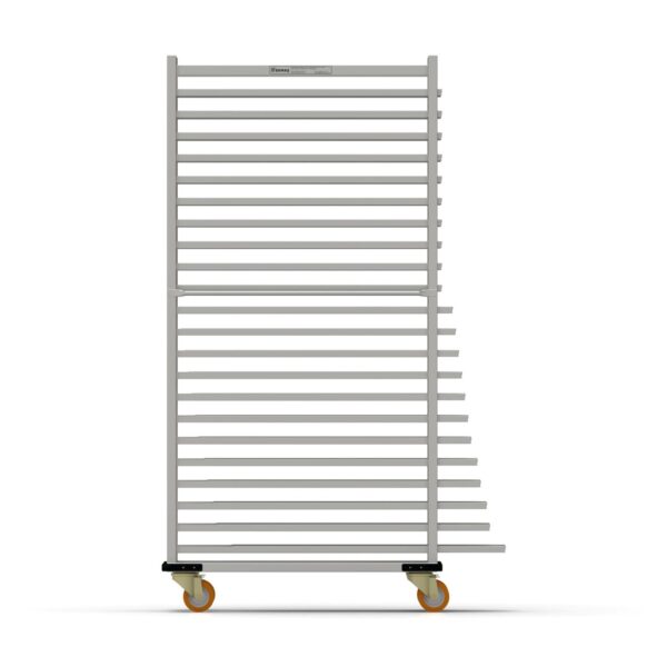 Тележка для жарки 34×84 см для булочек и симитов (нержавеющая сталь)