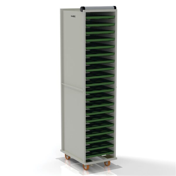 Тележка для жарки с закрытой системой 40×60 см (нержавеющая сталь)