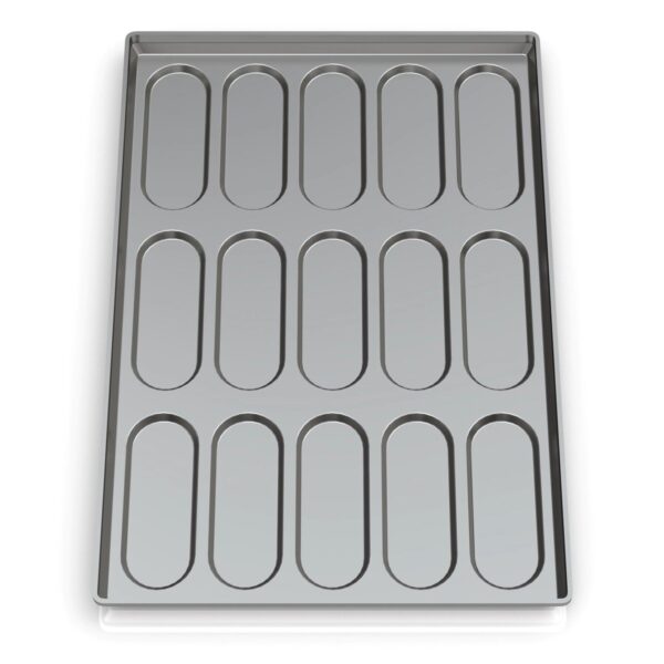 50×74 см Большая Алюминиевая Противень для сэндвичей (Alusi металл)