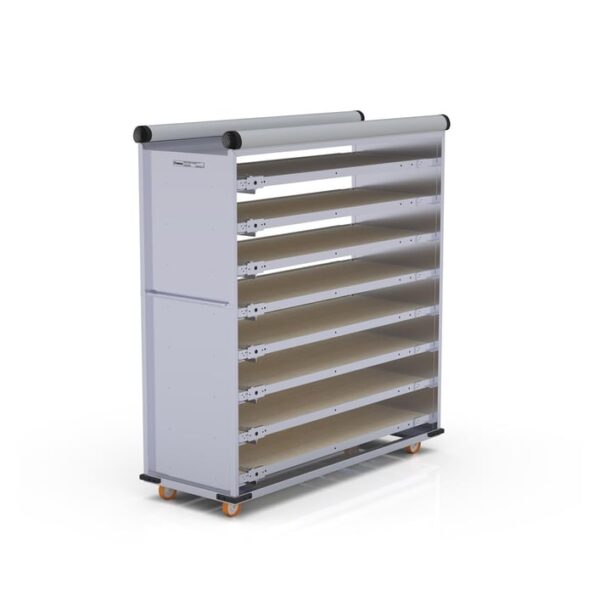 Тележка для паллет закрытого типа 58×120 см