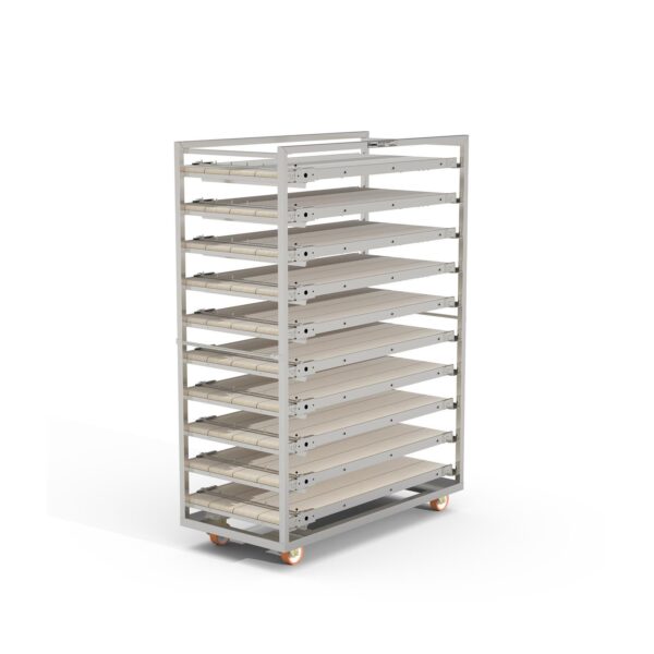 Нержавеющая тележка для паллет 58×120 см