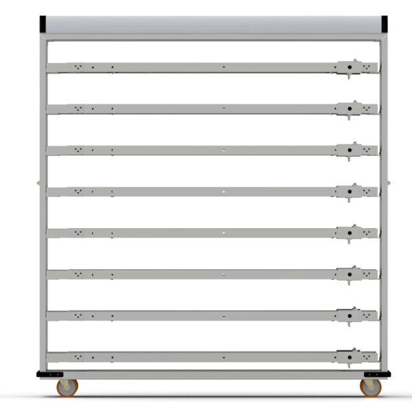 Нержавеющая тележка для паллет закрытого типа 58×160 см