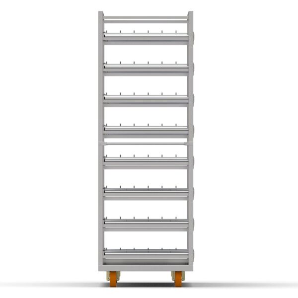 Нержавеющая тележка для паллет 58×200 см