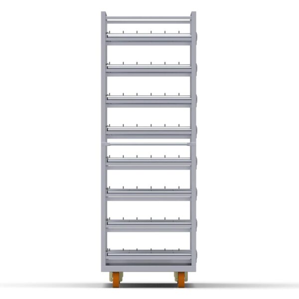 Гальванизированная тележка для паллет 58×220 см