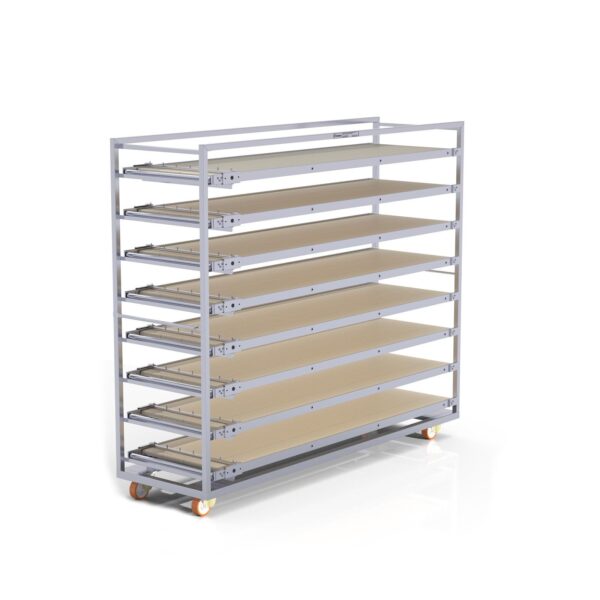 Гальванизированная тележка для паллет 58×220 см