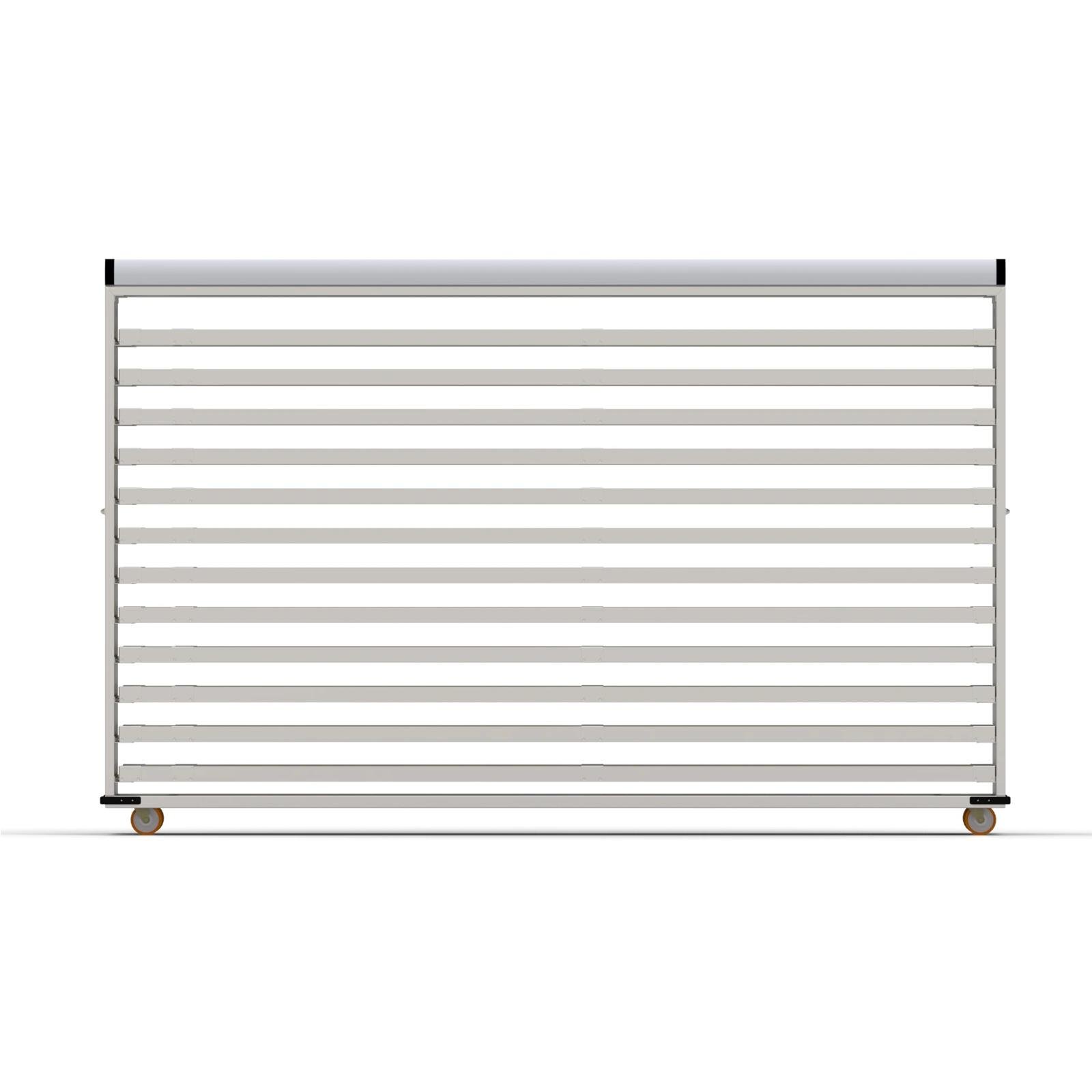 Нержавеющая тележка для паллет закрытого типа 58×300 см. — изображение 2