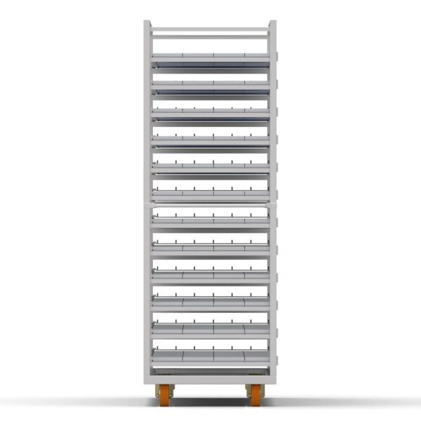 Нержавеющая тележка для паллет 58×300 см