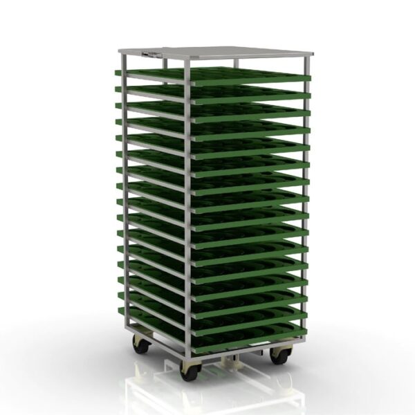 Тележка для жарки 59×80 см для вращающейся печи (нержавеющая сталь)