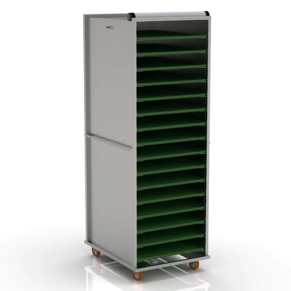 Тележка для жарки 59×80 см с закрытой системой (нержавеющая сталь)