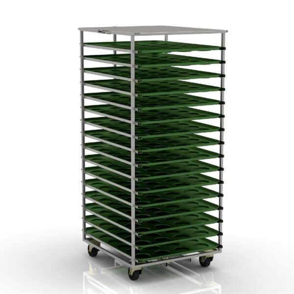 Тележка для жарки 75×104 см для вращающейся печи (нержавеющая сталь)