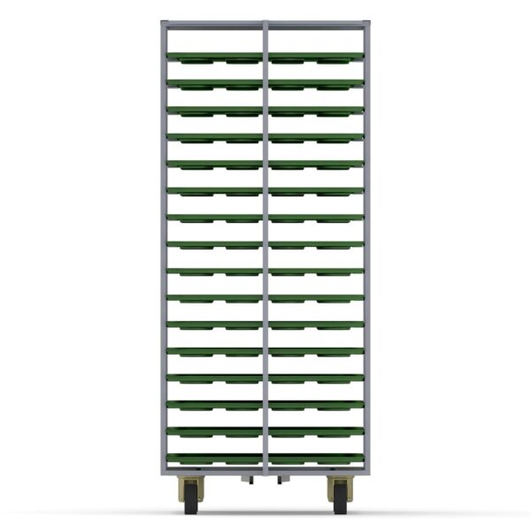 Тележка для жарки 80×100 см для вращающейся печи (нержавеющая сталь)