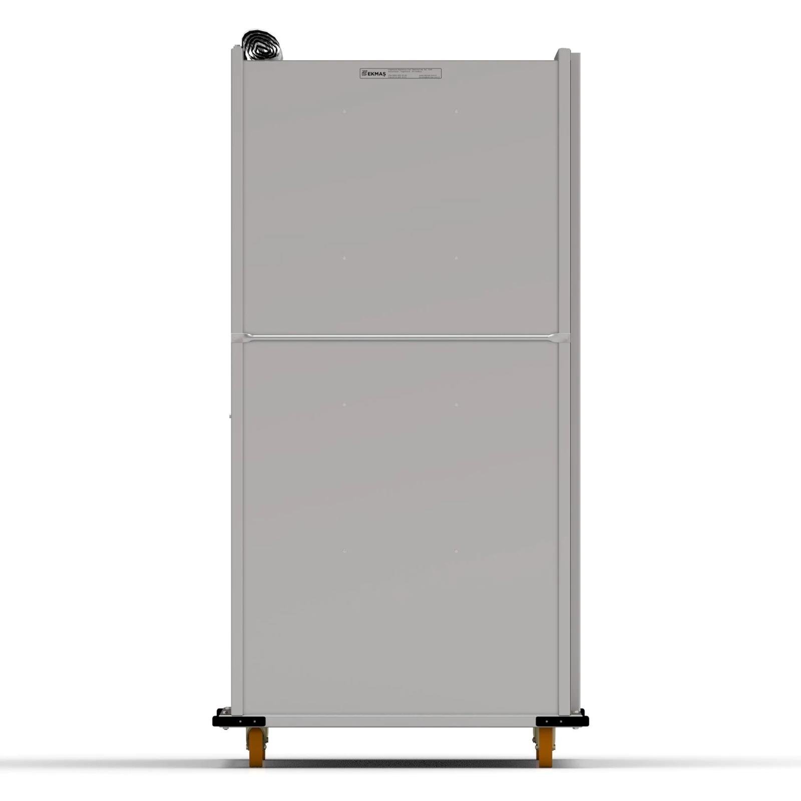 Нержавеющая тележка для деревянных противней закрытого типа 80×120 см — изображение 4