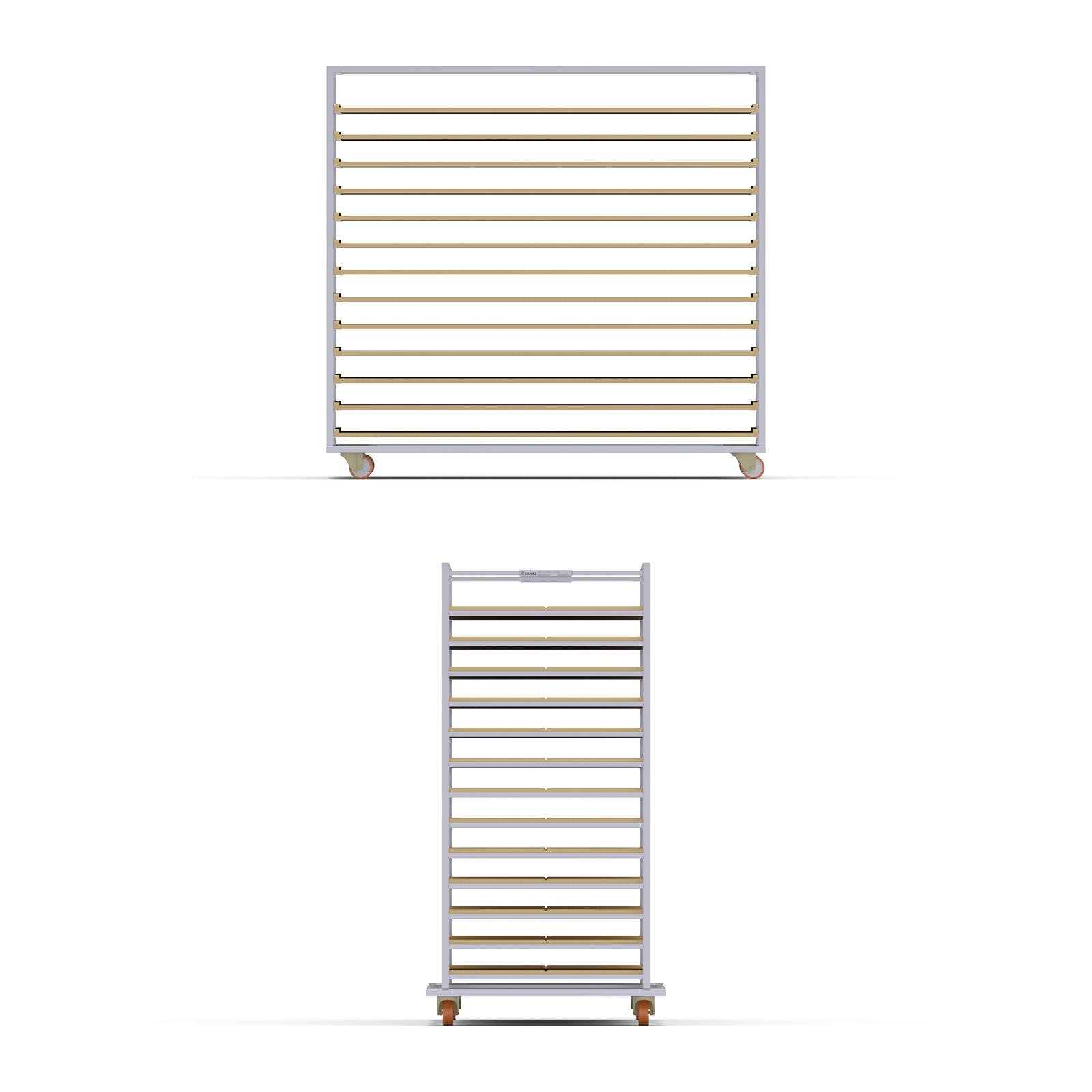 Тележка для деревянных противней 80×120 см — изображение 2