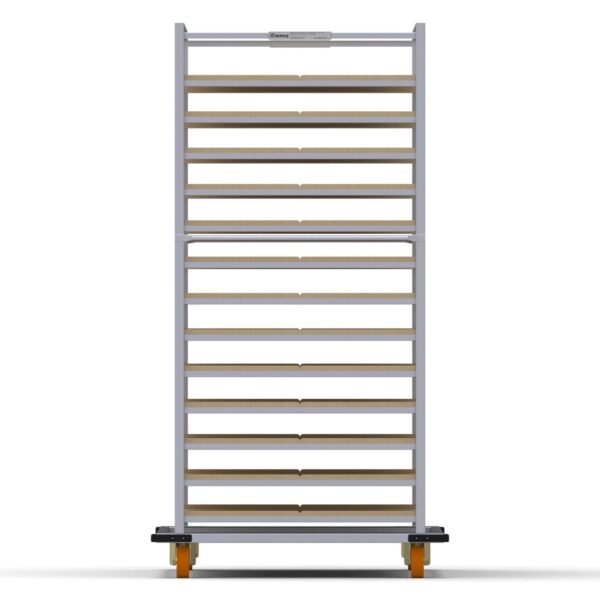 Тележка для деревянных противней 80×150 см