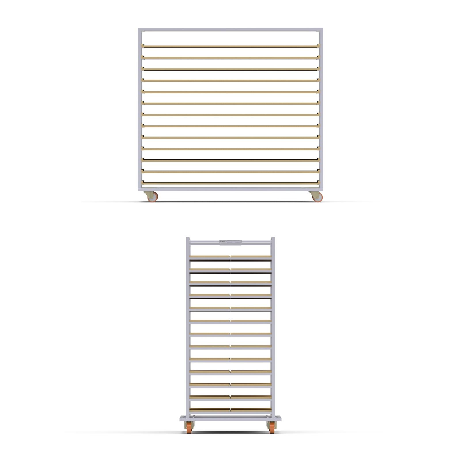 Тележка для деревянных противней 80×180 см — изображение 5