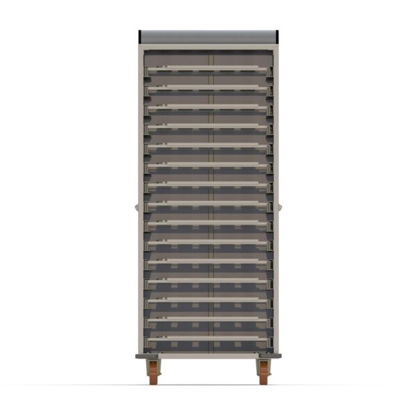 Тележка для переворачивания теста закрытого типа 80×80 см (Patik)