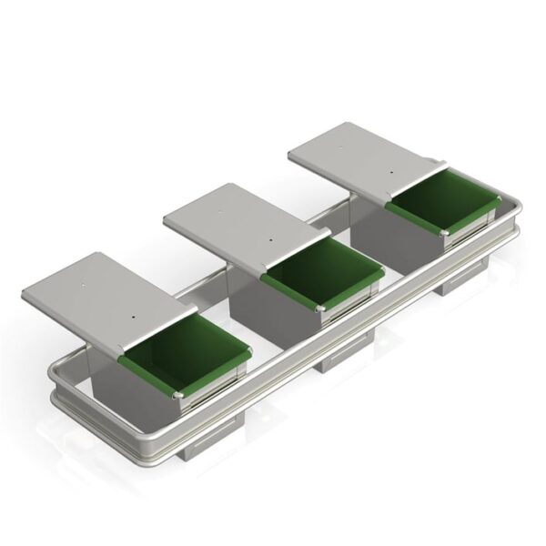 9x9x14 см Набор тостовых противень с покрытием (3 штуки)