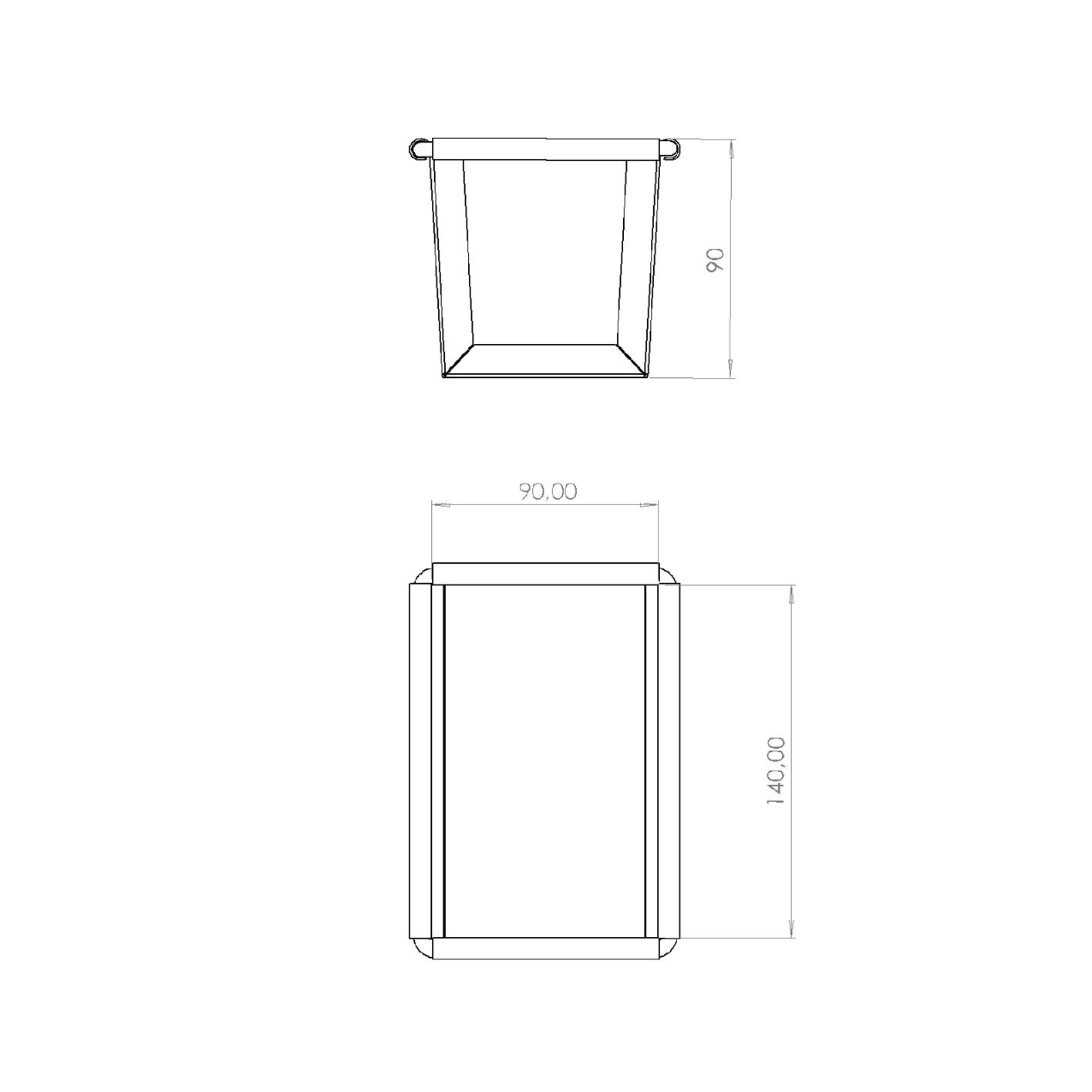 9x9x14 см Тостерная противень с покрытием — изображение 4